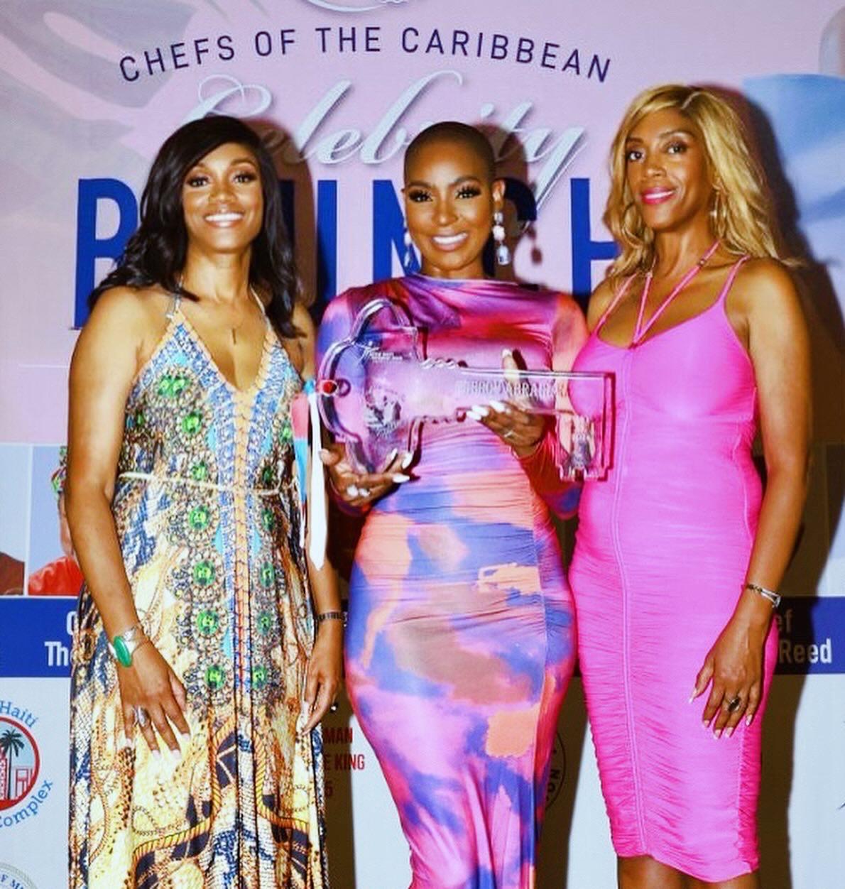 Beatrice Louissaint, Marie Louissaint, and Guredy Rejouis at Chefs of the Caribbean Celebrity Brunch